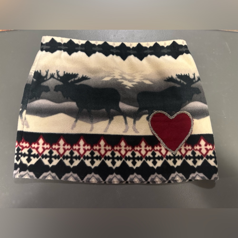 Super Cute Fleece Moose Skirt